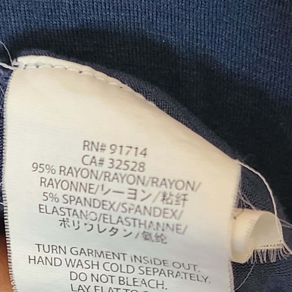 American Exchange Blue Drawstring top XS - Picture 4 of 12